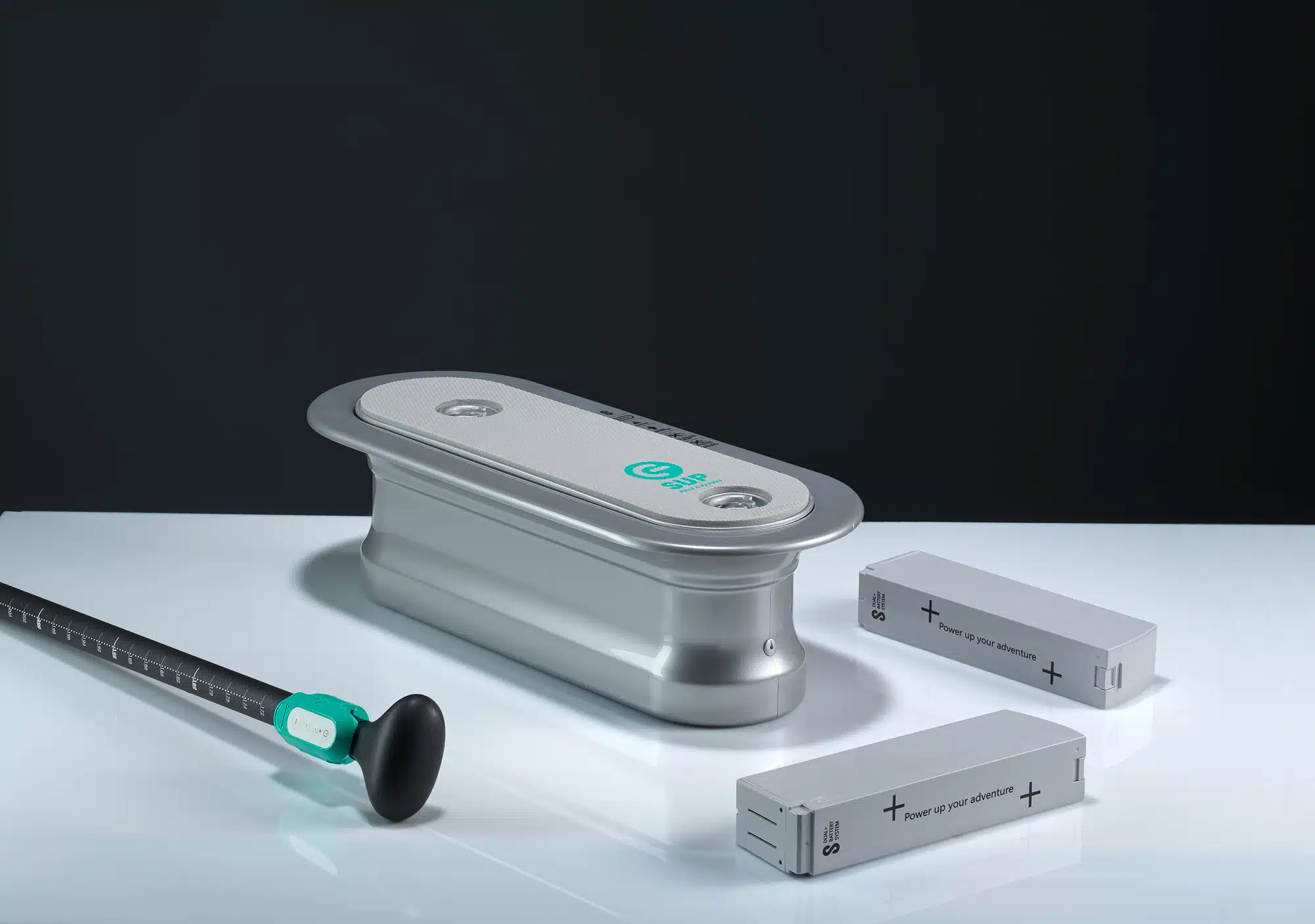 Motor and dual battery pack