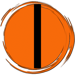 couleur orange black line