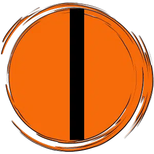 couleur orange black line